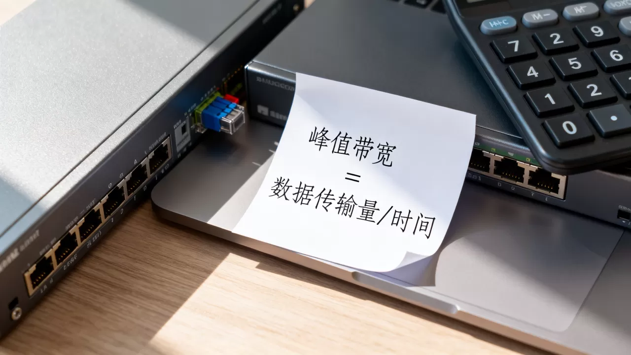 峰值带宽的计算方法是什么，计算公式是什么？