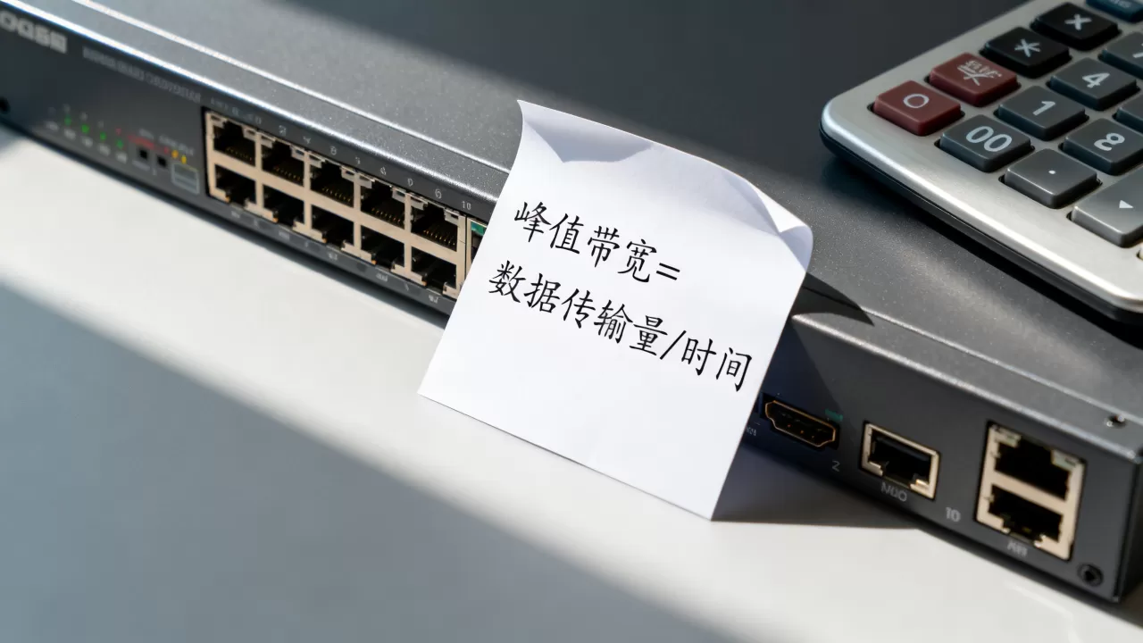 峰值带宽的计算方法是什么，计算公式是什么？