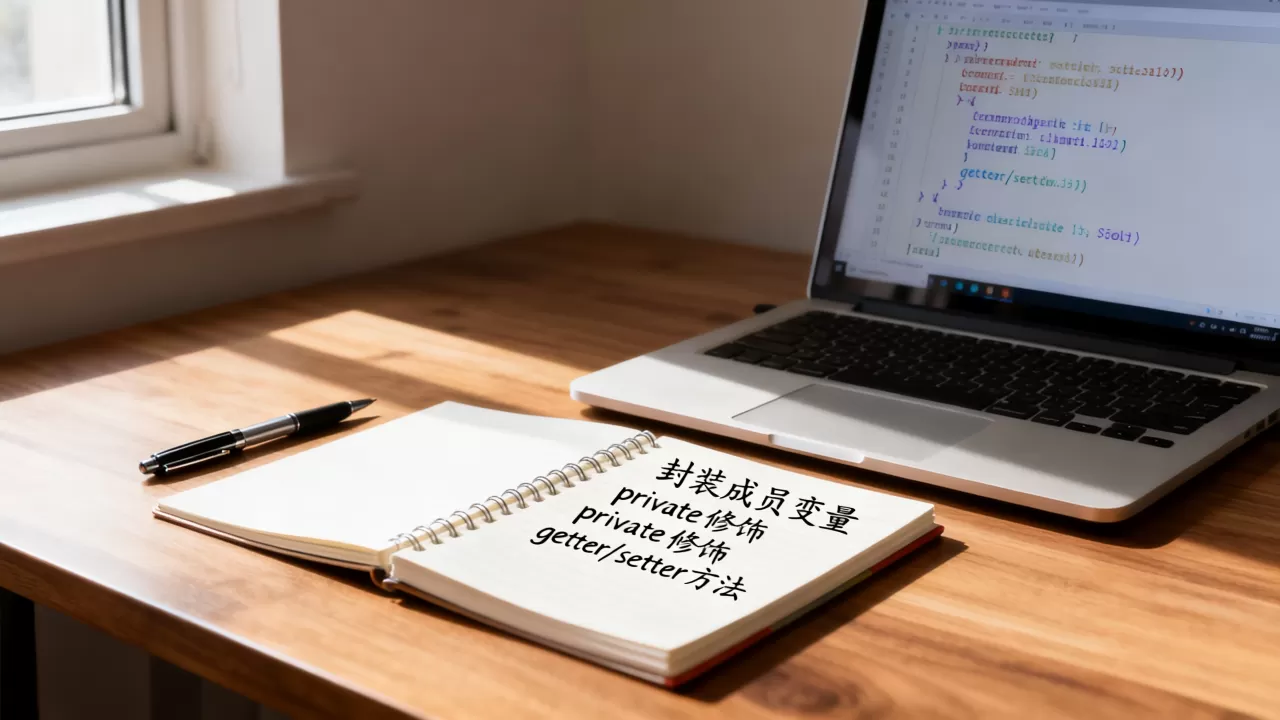 封装成员变量在面向对象中如何实现，有哪些注意事项