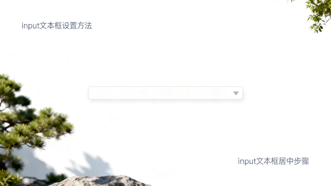 input文本框怎么设置？，input文本框怎么居中