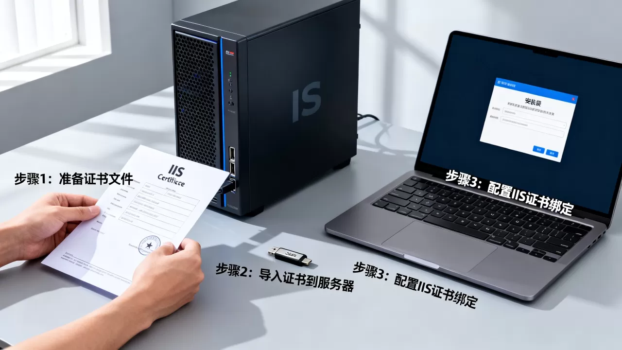 如何在IIS服务器上安装私有证书？，具体步骤有哪些？