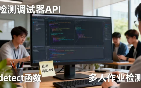 检测调试器api的detect如何检测多人作业，怎么用？