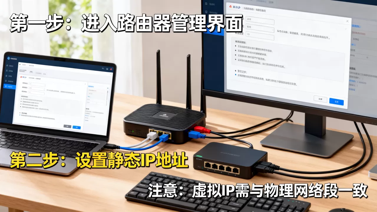 IP配置和虚拟IP配置示例的详细步骤是什么?,有哪些注意事项? IP配置和虚拟IP配置示例的详细步骤是什么?,有哪些注意事项?