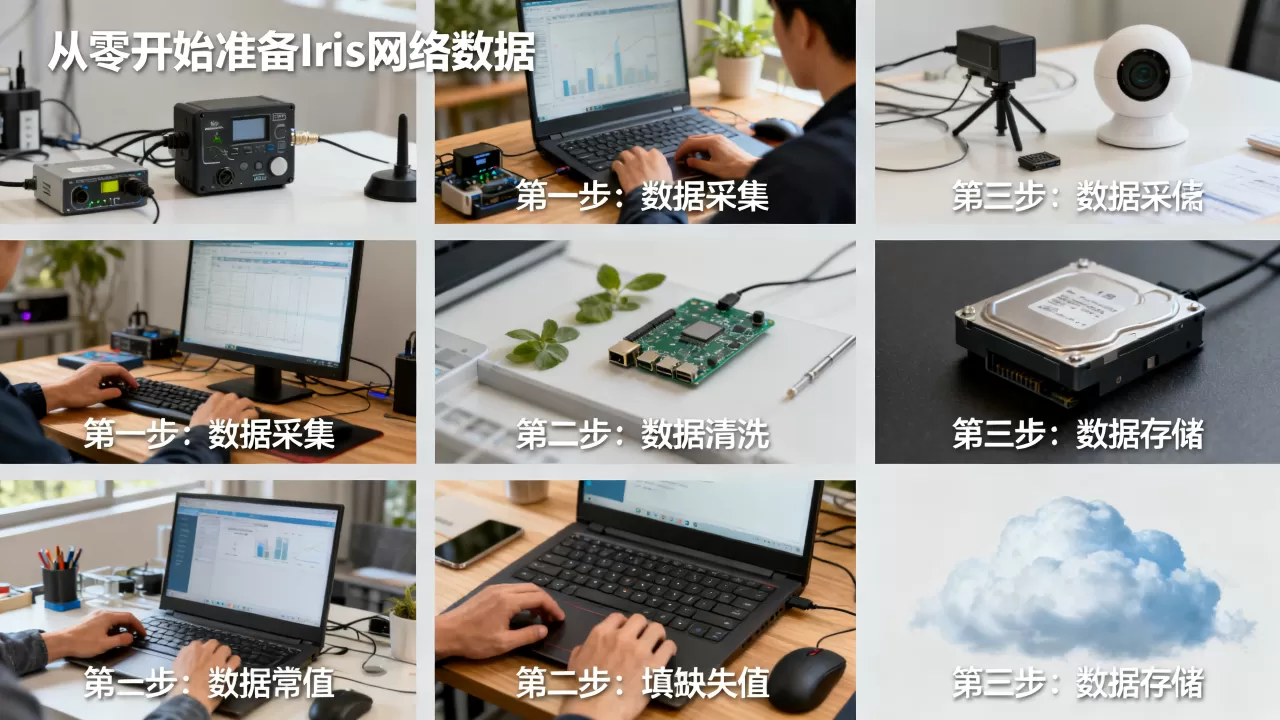 如何从零开始准备Iris网络数据，具体操作步骤有哪些？