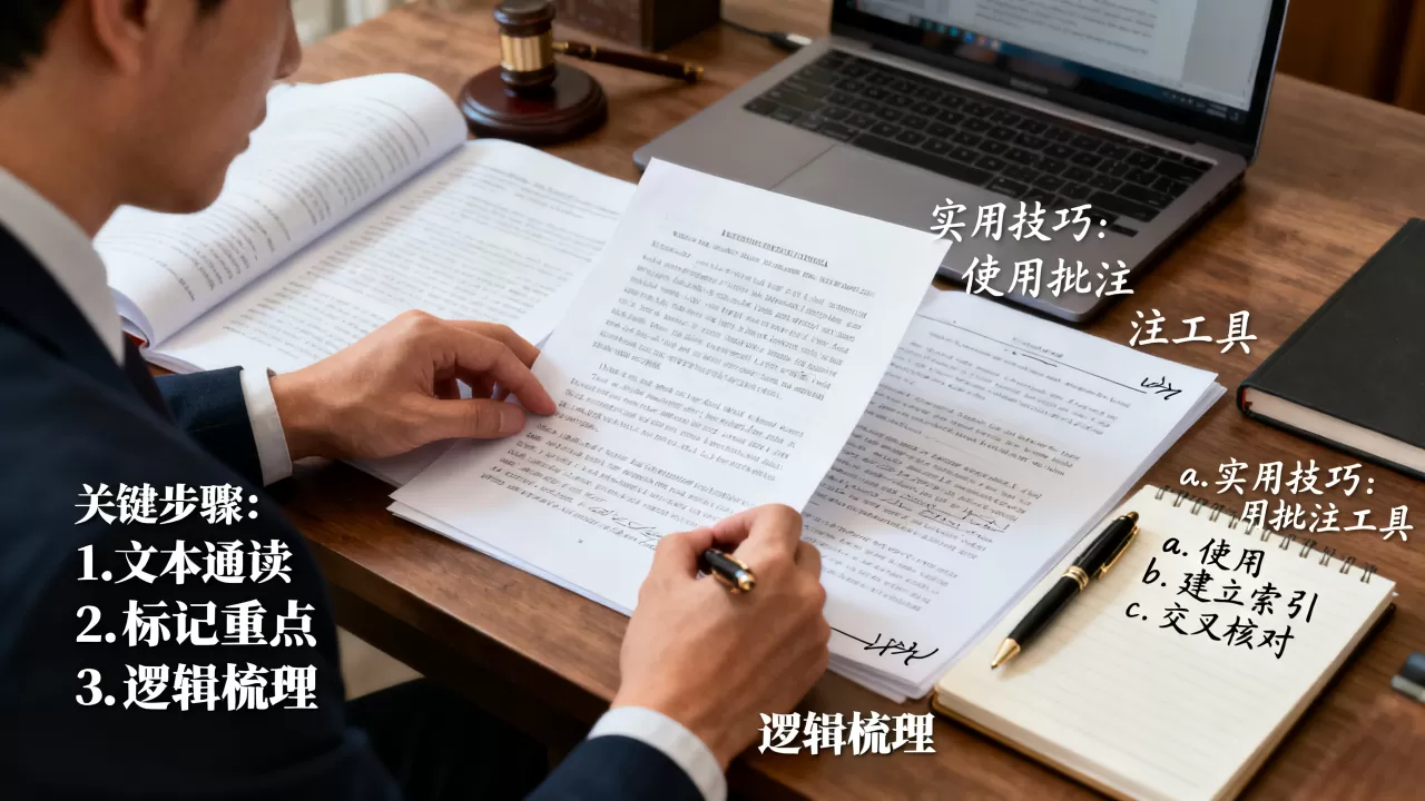 法律文本处理的关键步骤是什么，有哪些实用技巧？