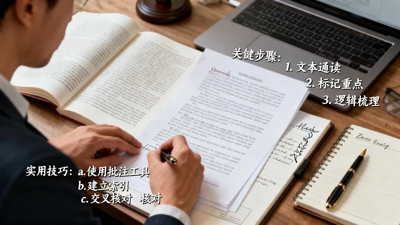 法律文本处理的关键步骤是什么，有哪些实用技巧？