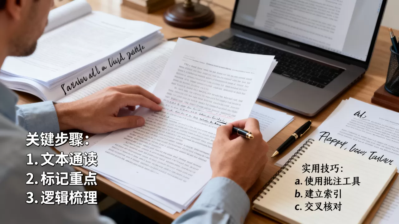 法律文本处理的关键步骤是什么，有哪些实用技巧？