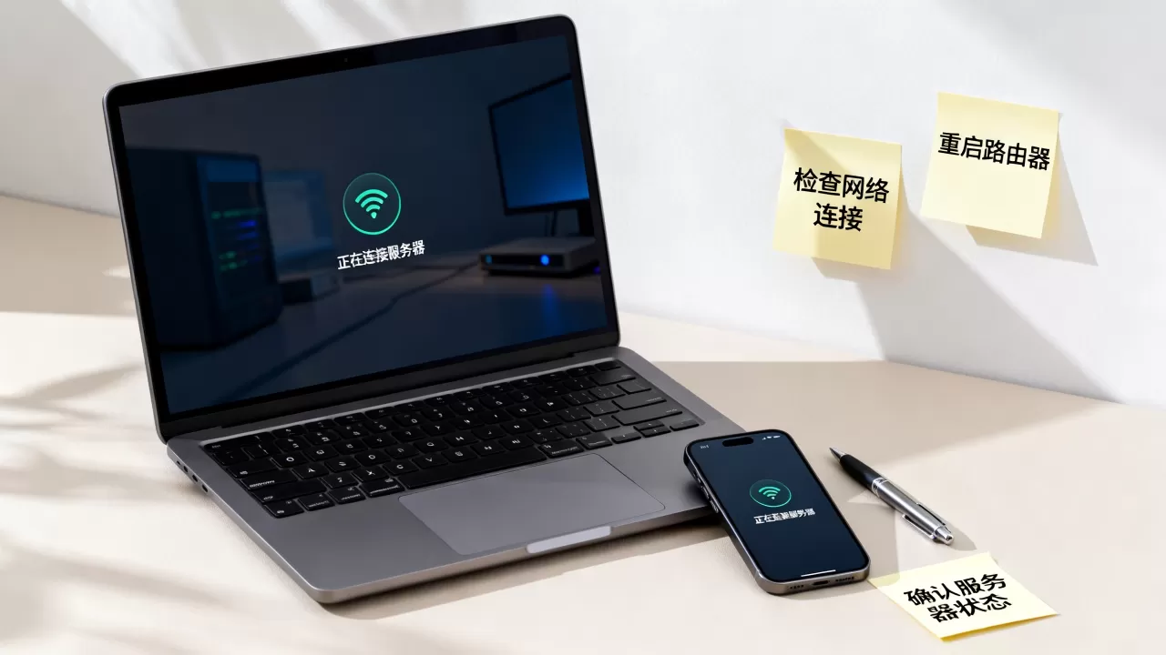 b5一直正在连接服务器怎么解决，是什么原因