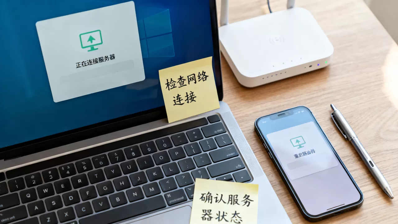 b5一直正在连接服务器怎么解决，是什么原因