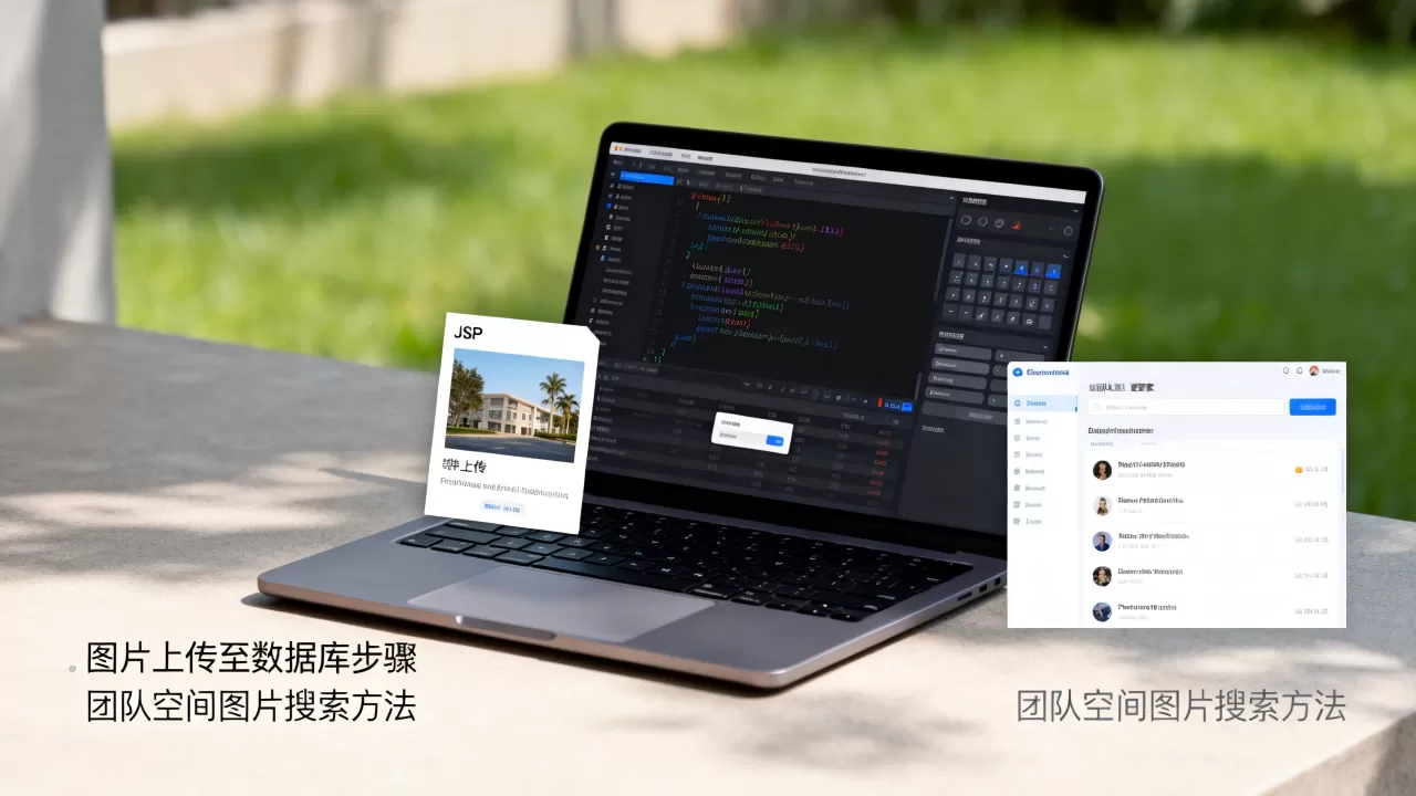 如何将jsp图片上传到数据库，怎么搜索团队空间图片？