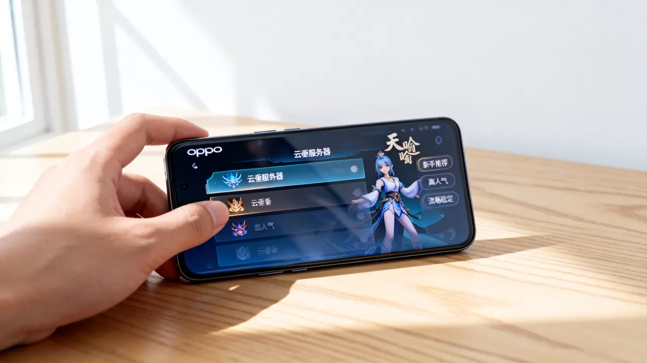 天谕oppo手游服务器到底有哪些选择，怎么选