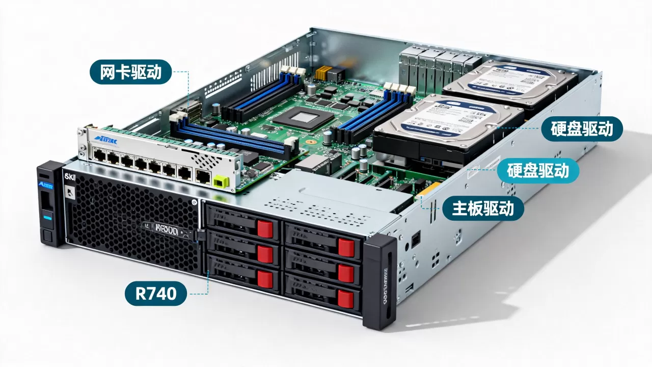 r740服务器需要装哪些驱动？，驱动怎么安装？