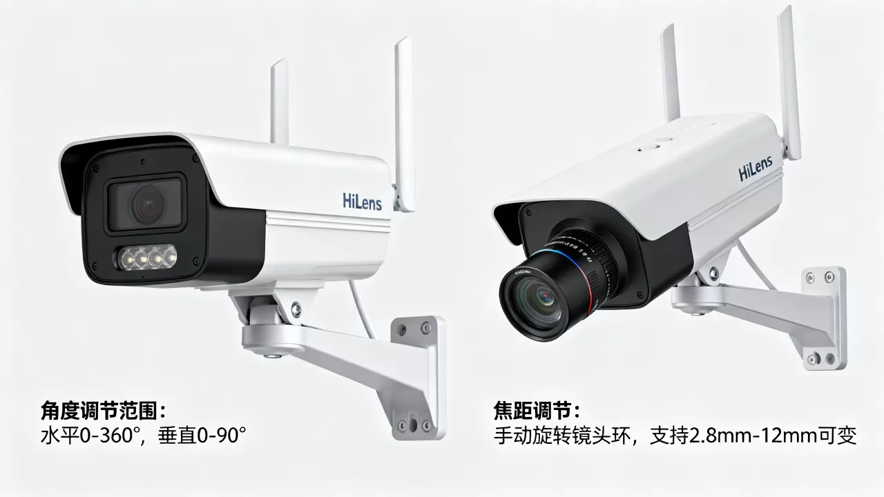 监控摄像头的角度和HiLens Kit摄像头焦距可调吗，怎么调焦距