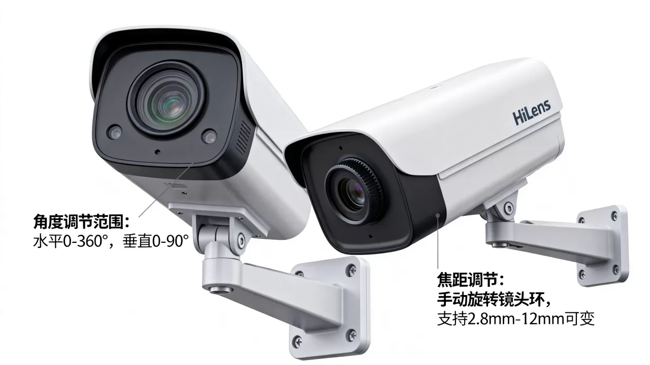 监控摄像头的角度和HiLens Kit摄像头焦距可调吗，怎么调焦距