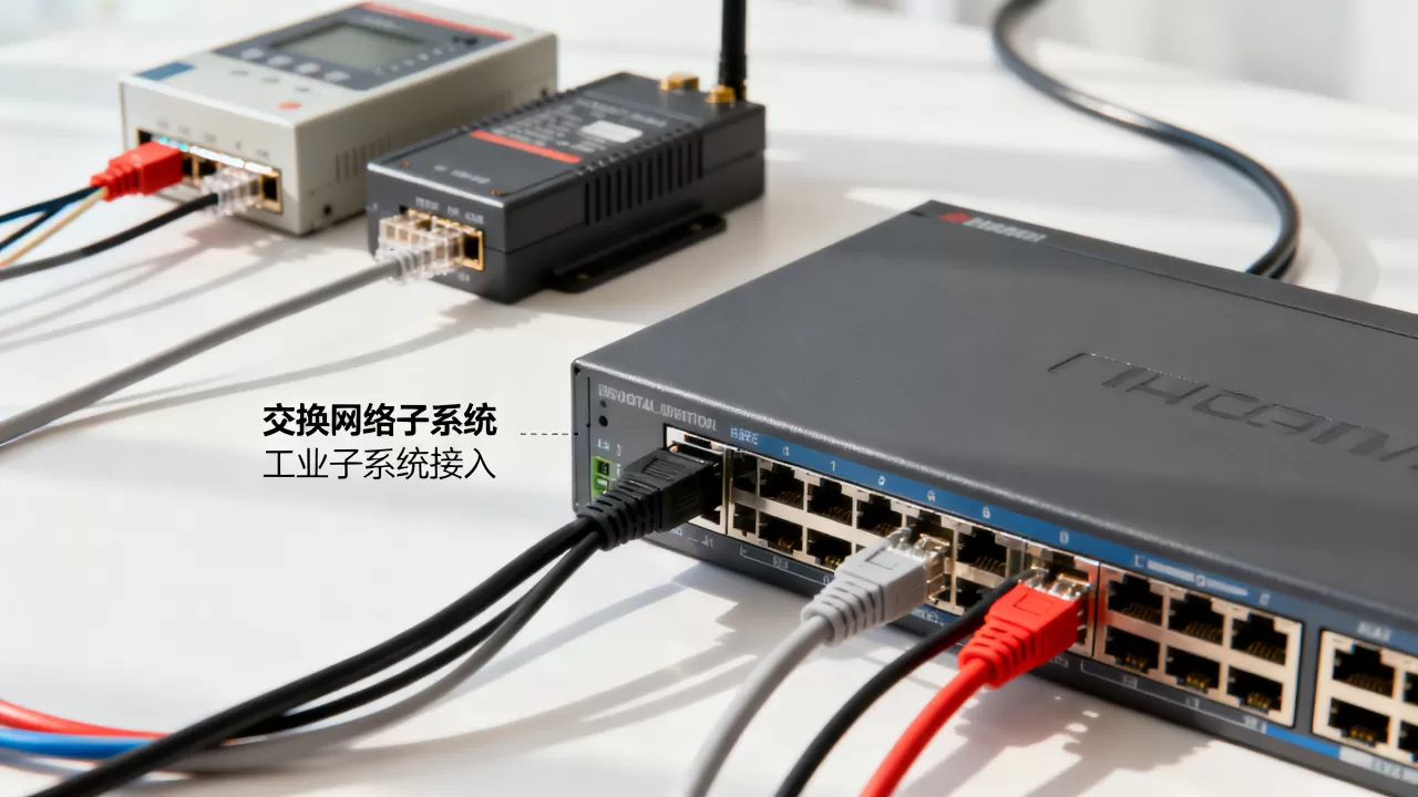 交换网络子系统是什么，工业子系统怎么接入？