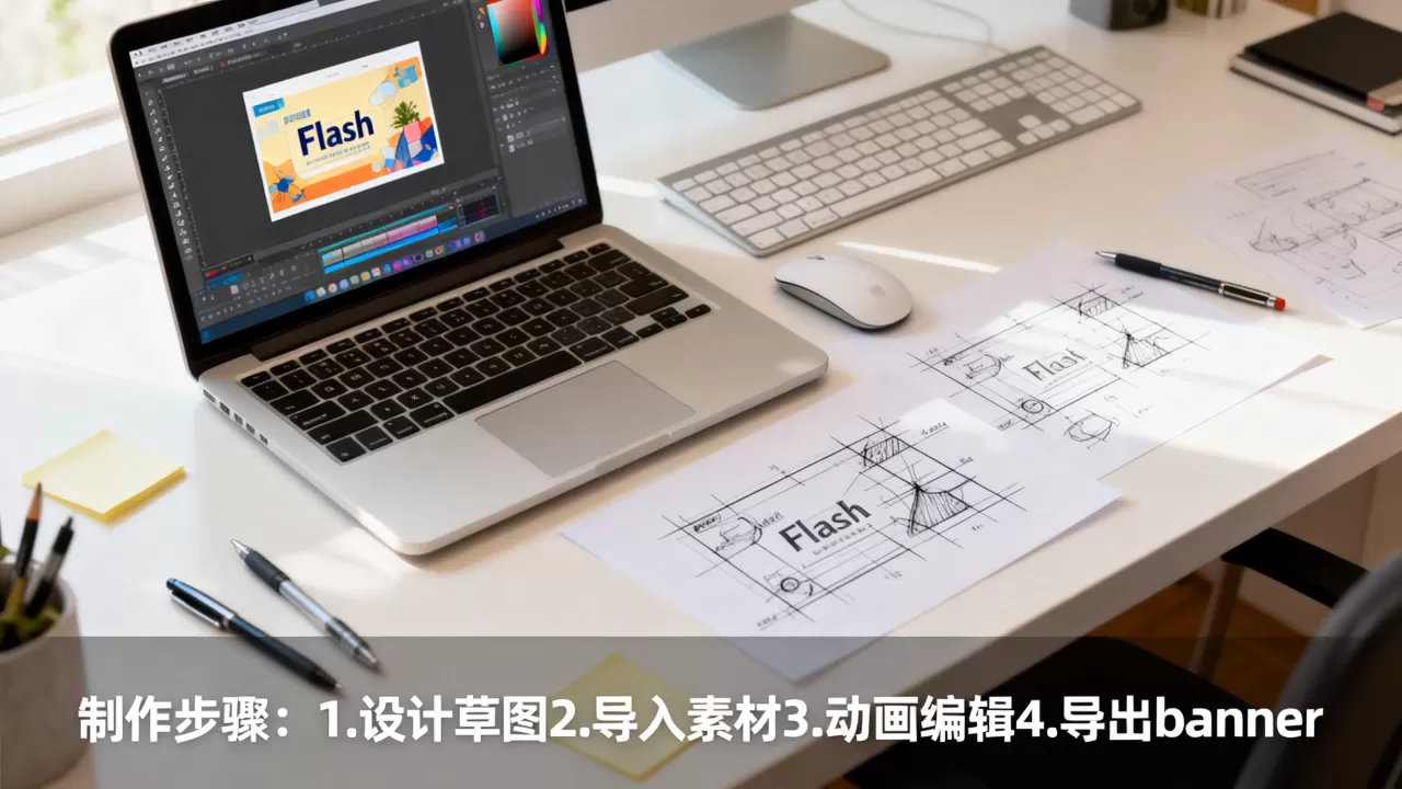 如何制作flash网站banner?,需要什么软件? 如何制作flash网站banner?,需要什么软件?