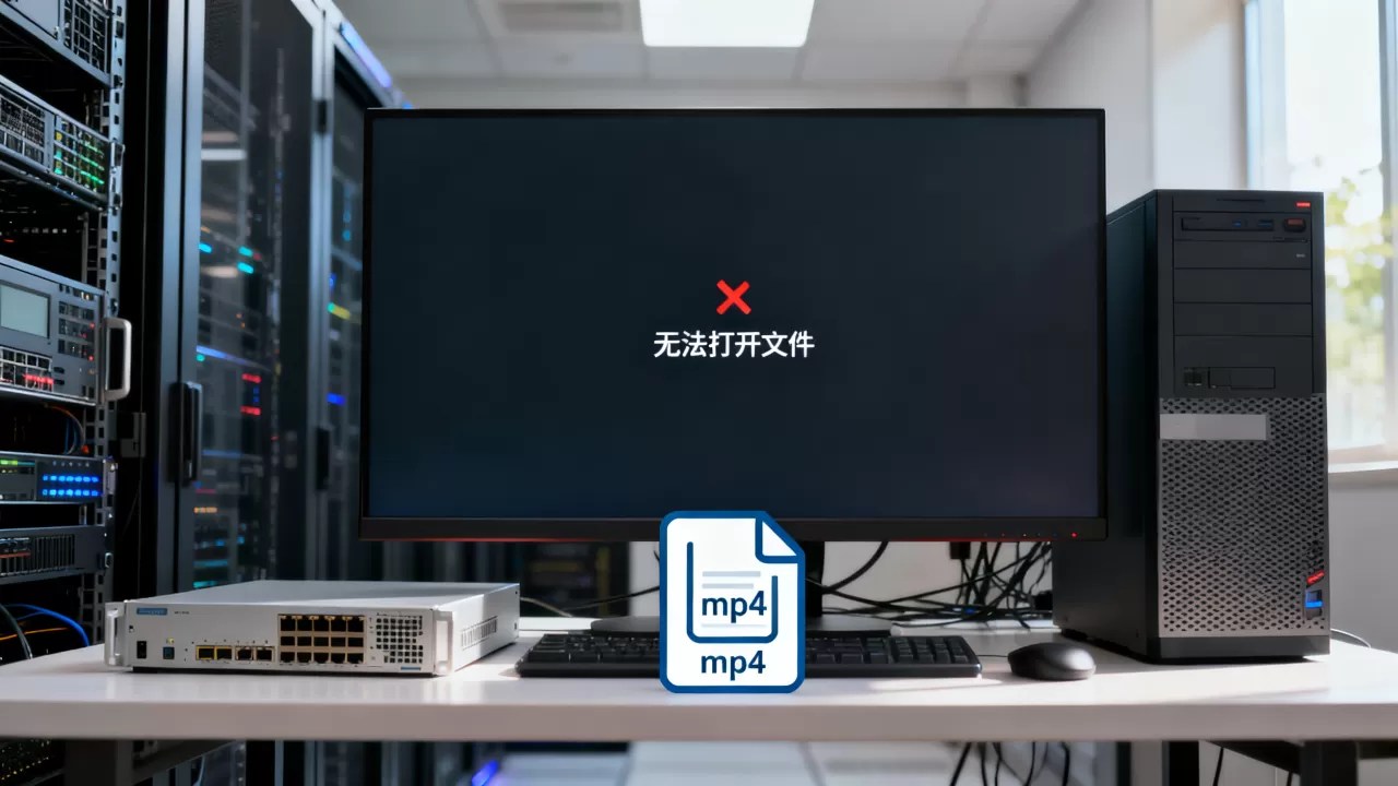 服务器上mp4文件突然打不开怎么办，是什么原因？