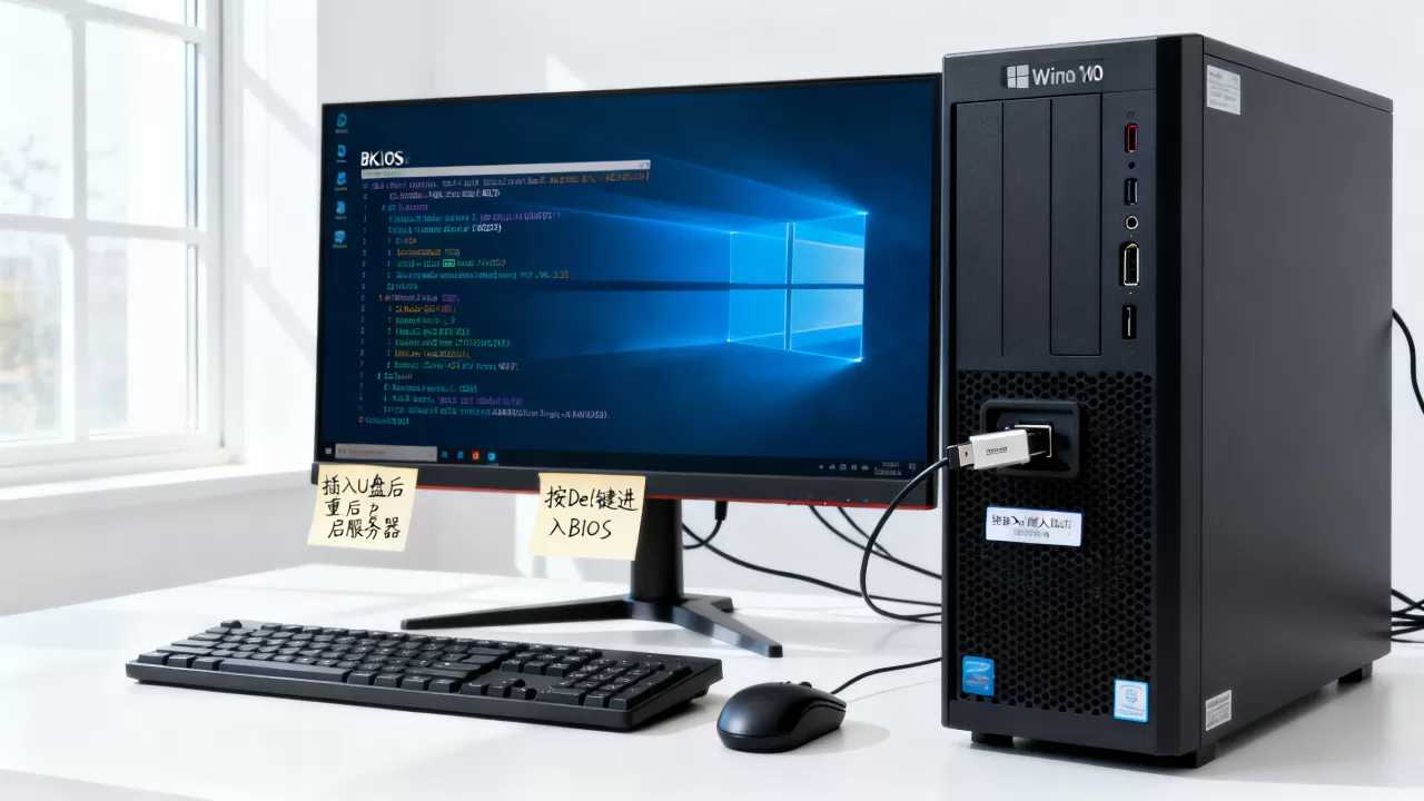 win10服务器无法设置u盘启动怎么办，怎么设置u盘启动