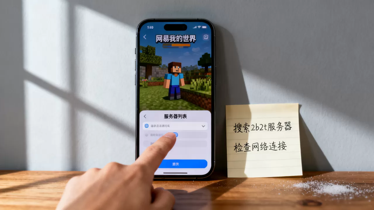 2b2t服务器网易手机版怎么进2020？，进不去怎么办