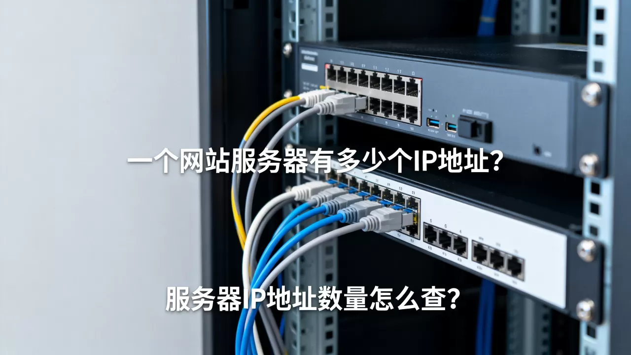 一个网站服务器有多少个IP地址？,服务器IP地址数量怎么查？