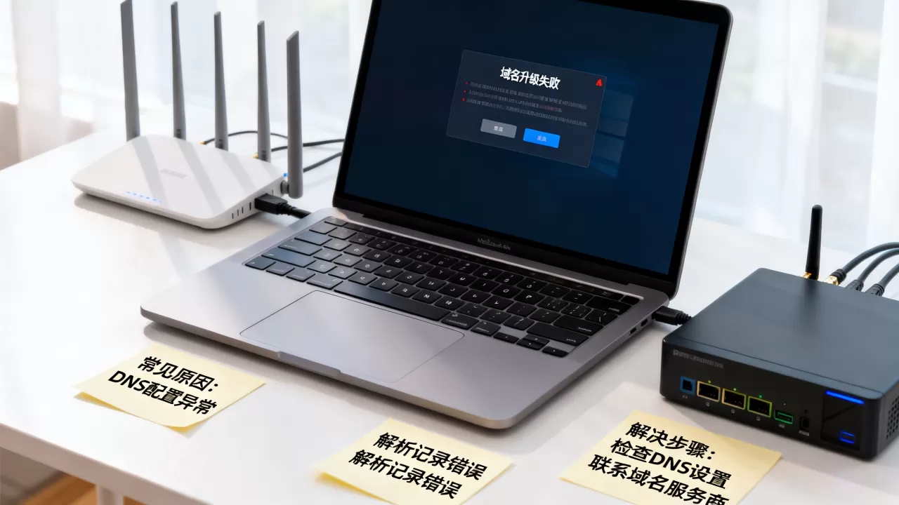 访问域名升级失败怎么解决？，常见原因有哪些？