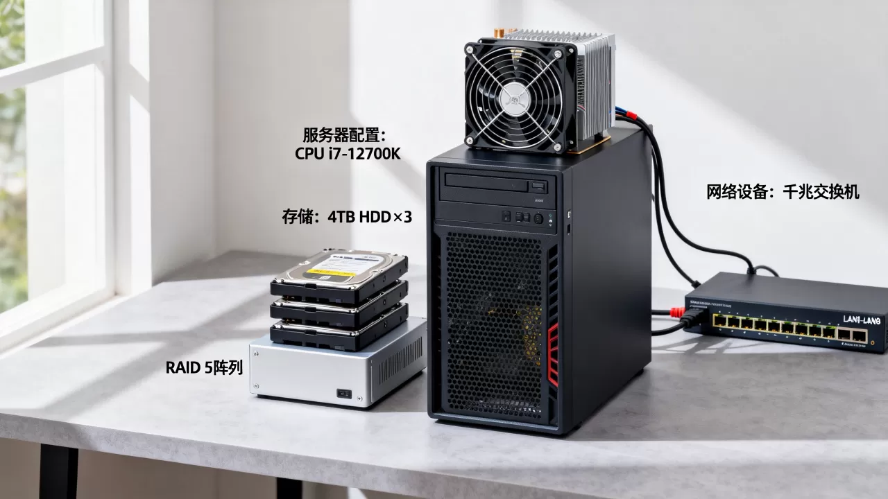 怎么用服务器搭建云盘？，需要什么硬件配置？