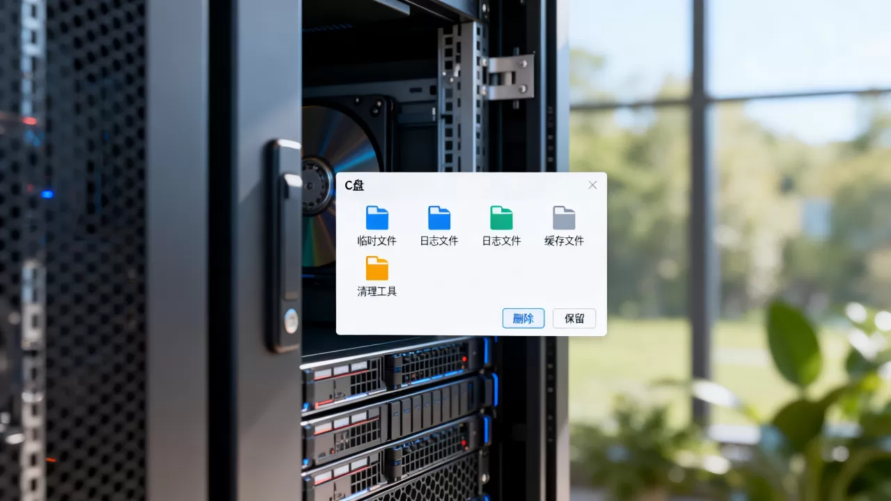 服务器C盘哪些文件可以删除？，如何清理服务器C盘