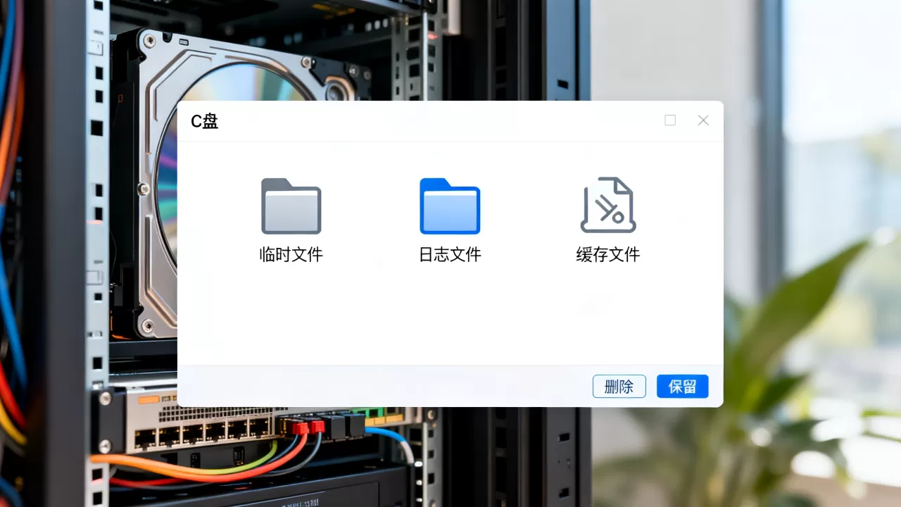 服务器C盘哪些文件可以删除？，如何清理服务器C盘
