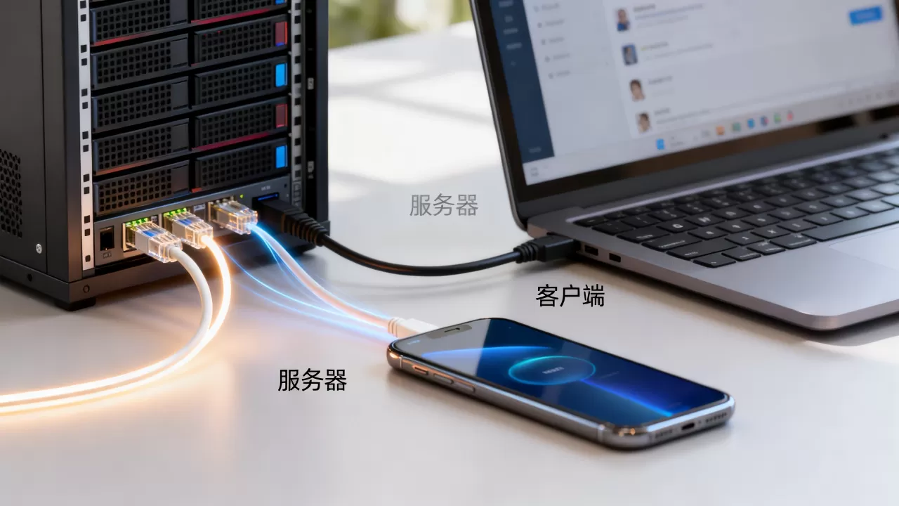 服务器客户端系统到底是什么意思，怎么用？