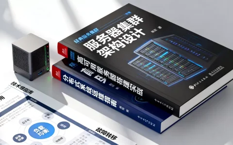 服务器集群书推荐哪几本最经典？如何快速搭建高可用服务器集群