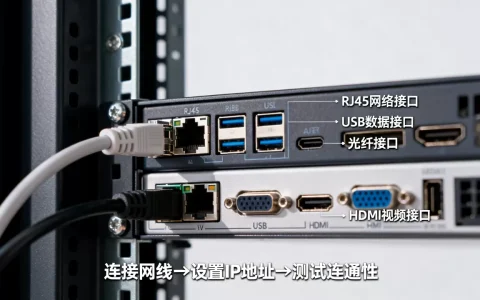 服务器的接口有哪些类型？,怎么配置和使用？
