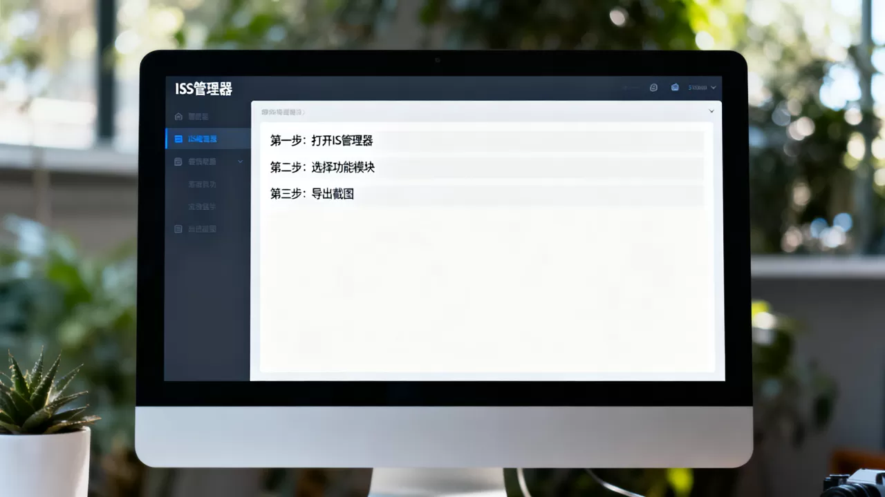 IIS功能要求如何导出截图？，具体步骤有哪些