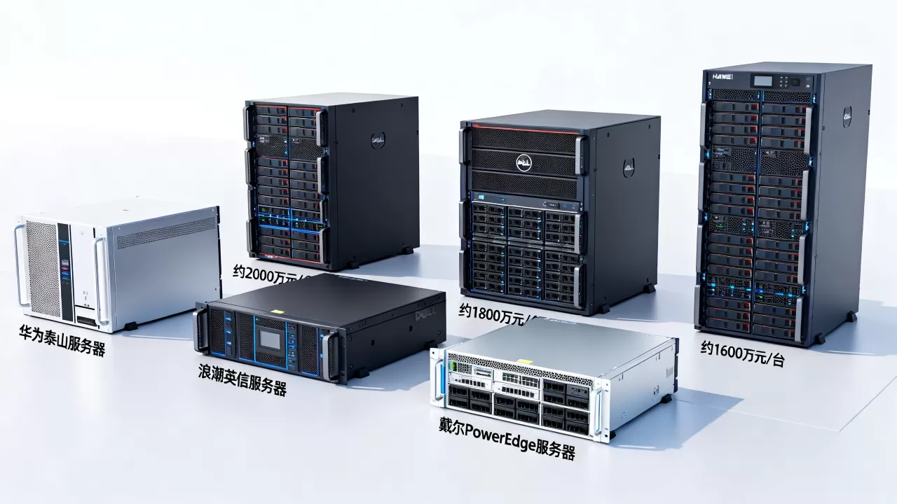 两个亿的服务器都有哪些品牌型号，多少钱一台？