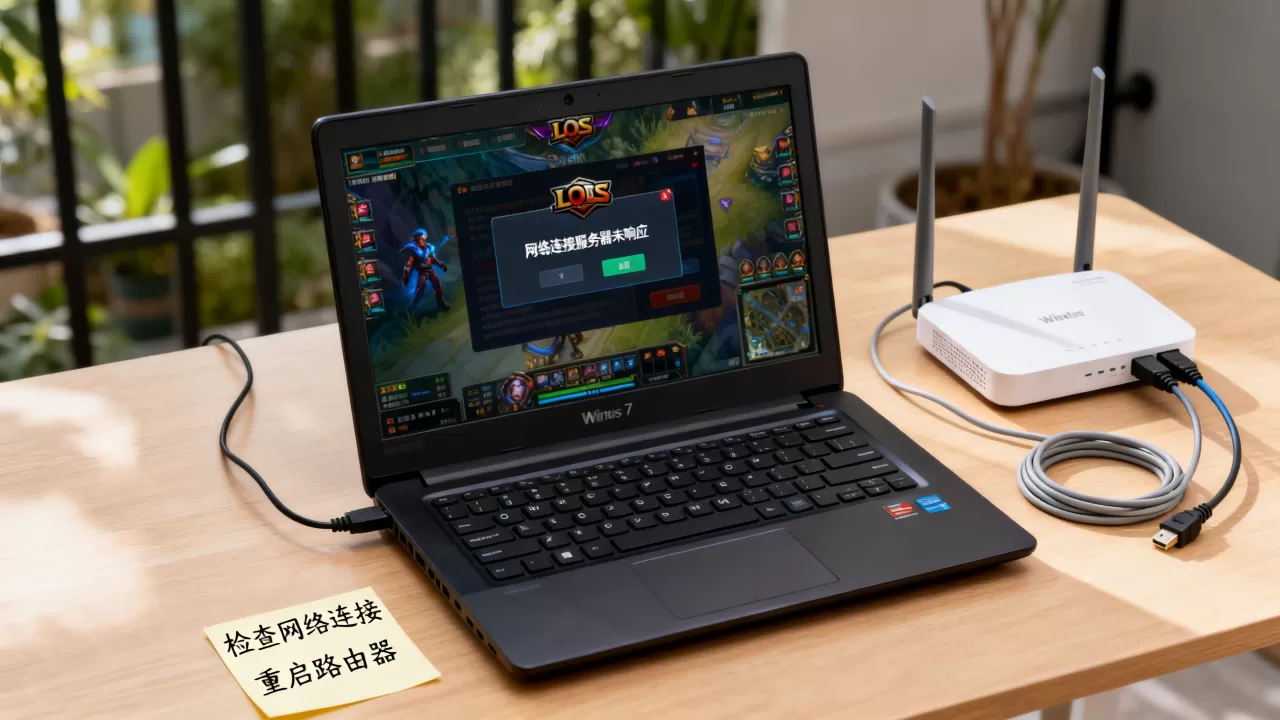 Win7玩LOL网络连接服务器未响应怎么办？，为什么连接不上