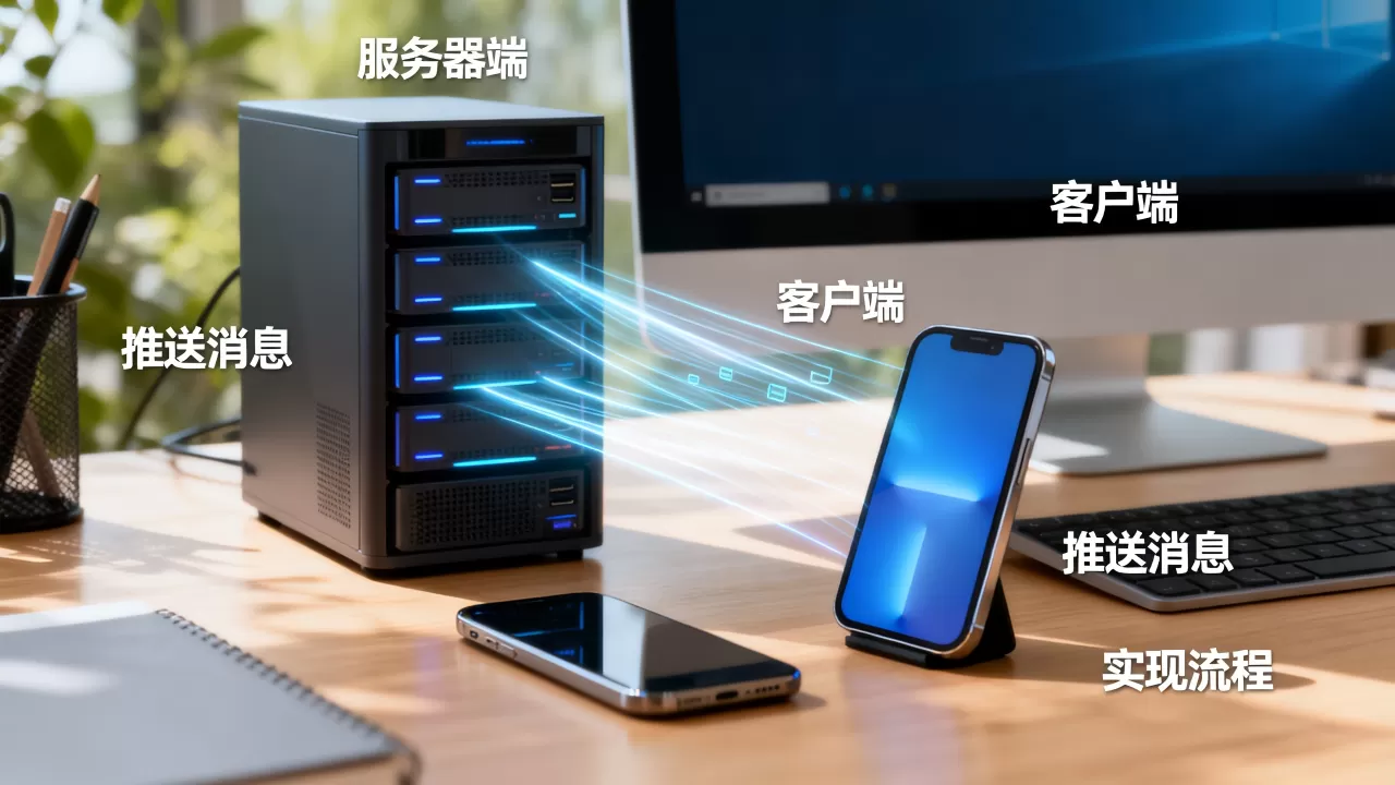 服务器端如何向客户端推送消息？怎么实现？