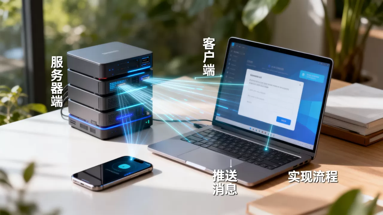 服务器端如何向客户端推送消息？怎么实现？