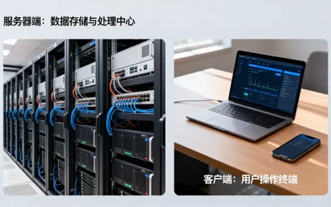 服务器端和客户端分别是什么？它们之间有什么区别？