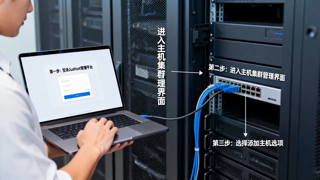 如何向JustHost主机集群添加主机,怎么操作? 如何向JustHost主机集群添加主机,怎么操作?