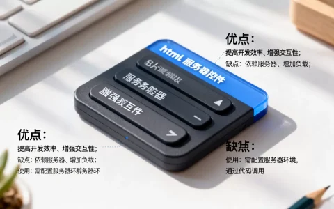 html服务器控件有哪些优点和缺点？怎么使用？