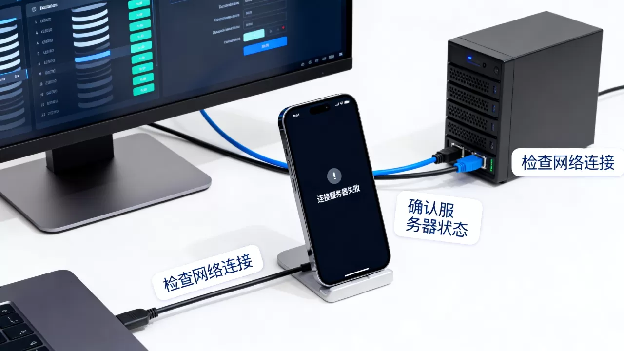 app与数据库连接到服务器失败怎么回事，如何解决