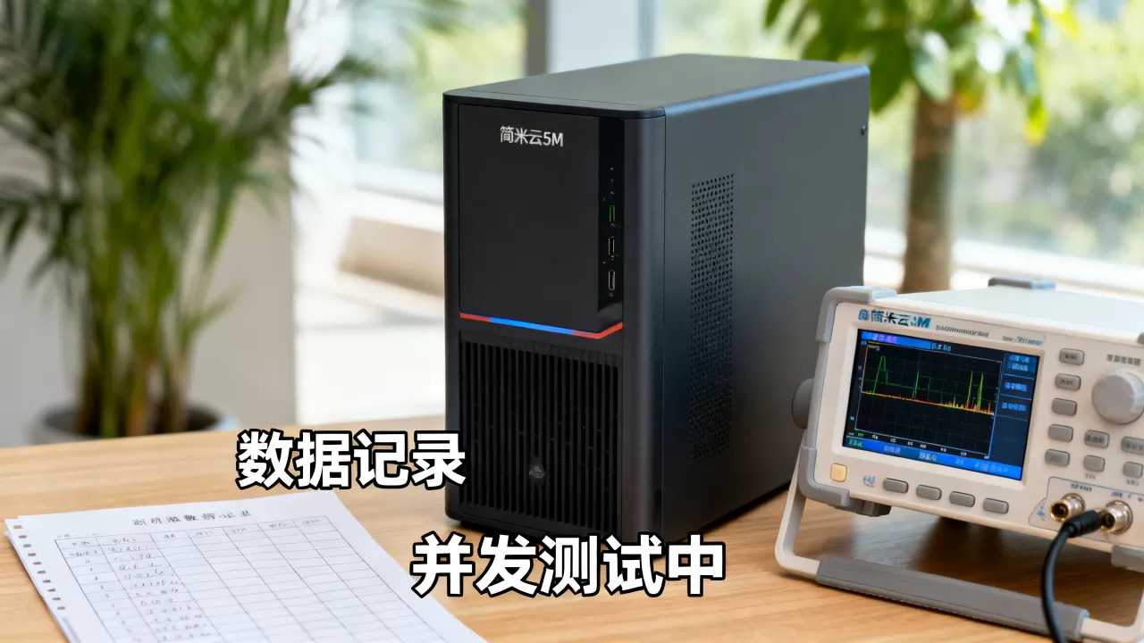 简米云5M服务器到底支持多少人在线，怎么测试？