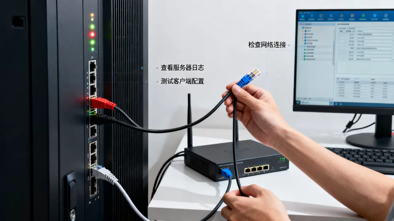 服务器与客户端通讯故障如何解决？，常见原因有哪些？