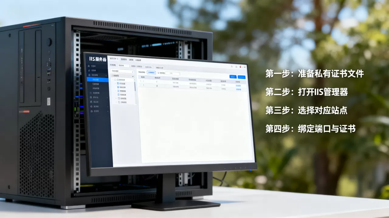 IIS同一域名不同端口如何安装私有证书？，安装步骤是什么？
