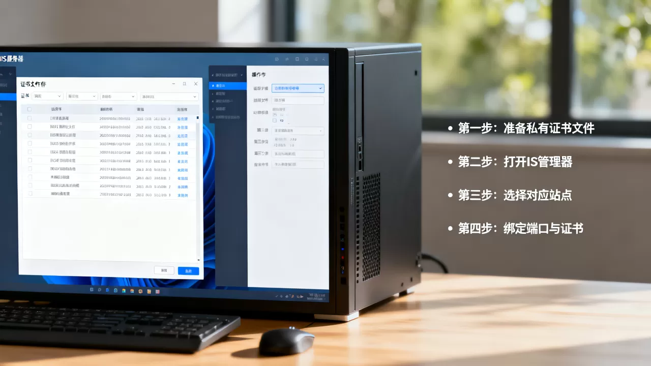 IIS同一域名不同端口如何安装私有证书？，安装步骤是什么？
