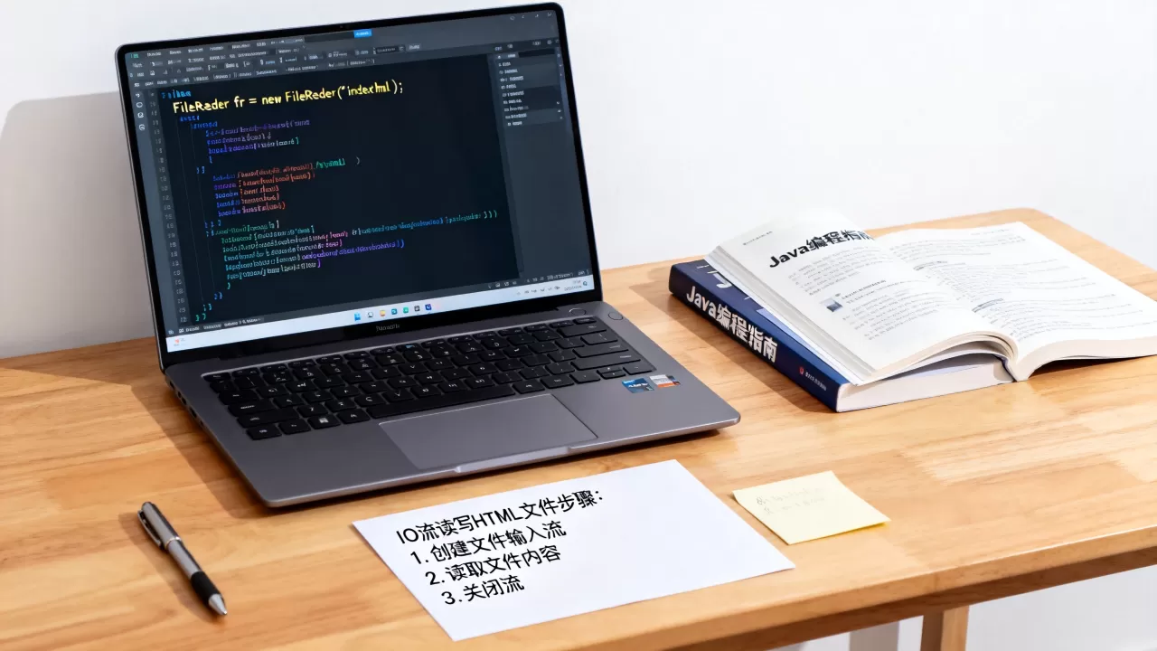 如何用IO流读写HTML文件？，怎么实现输入输出？