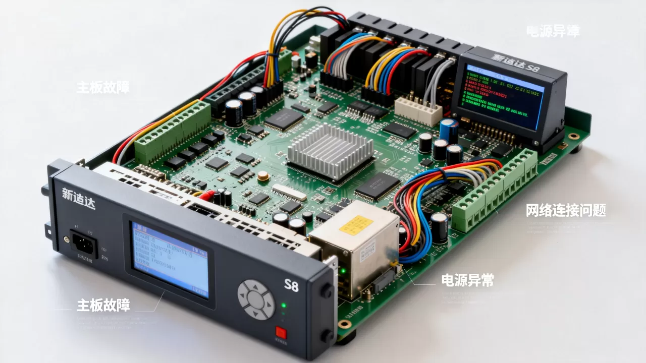 新时达s8主板服务器进不去怎么办，是什么原因