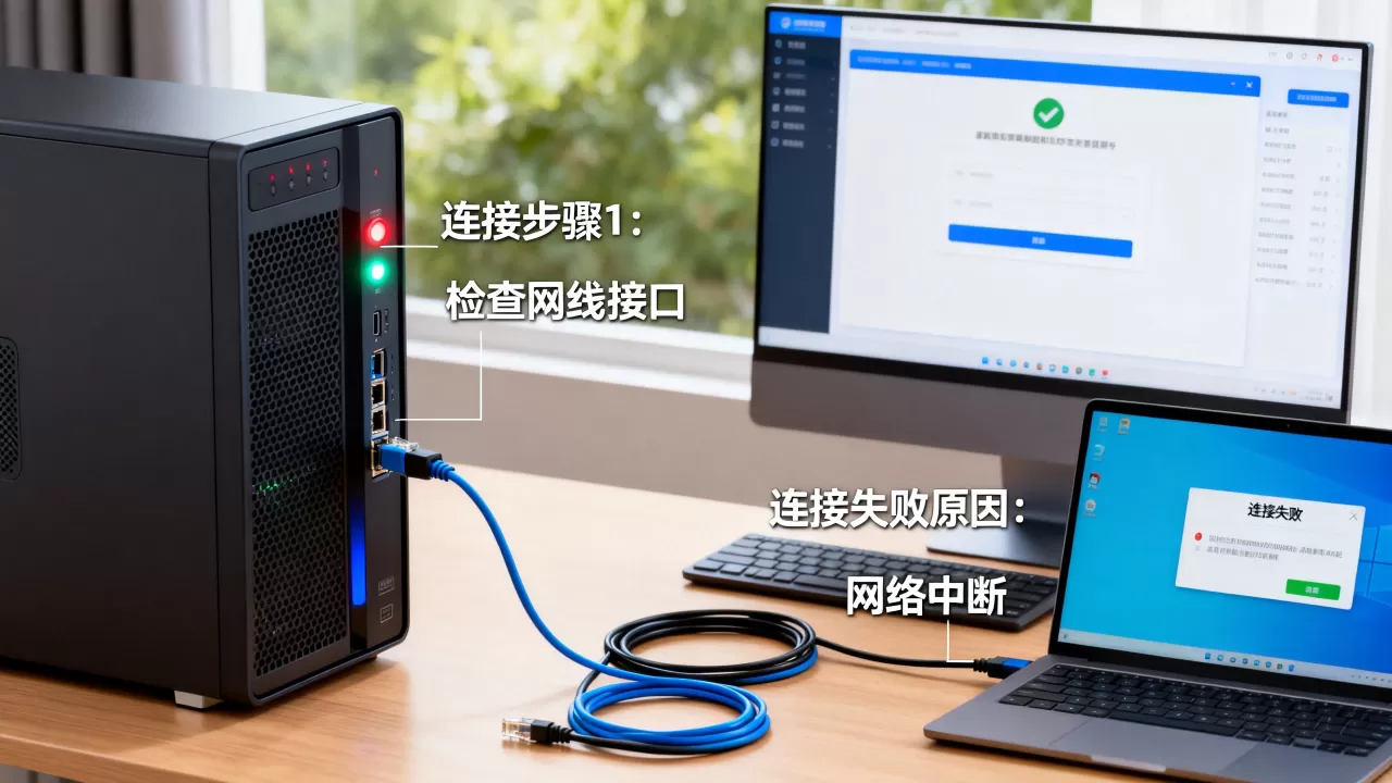 服务器与客户端怎样连接,连接失败怎么办? 服务器与客户端怎样连接,连接失败怎么办?
