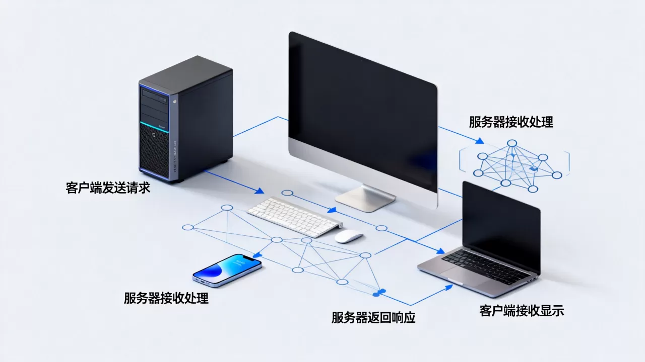 服务器与客户端的程序流程是什么？，关键步骤有哪些？