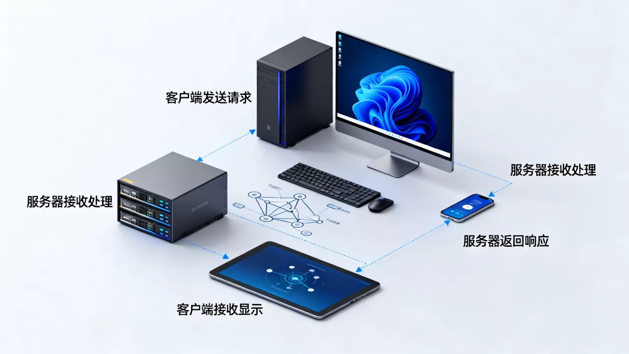 服务器与客户端的程序流程是什么？，关键步骤有哪些？