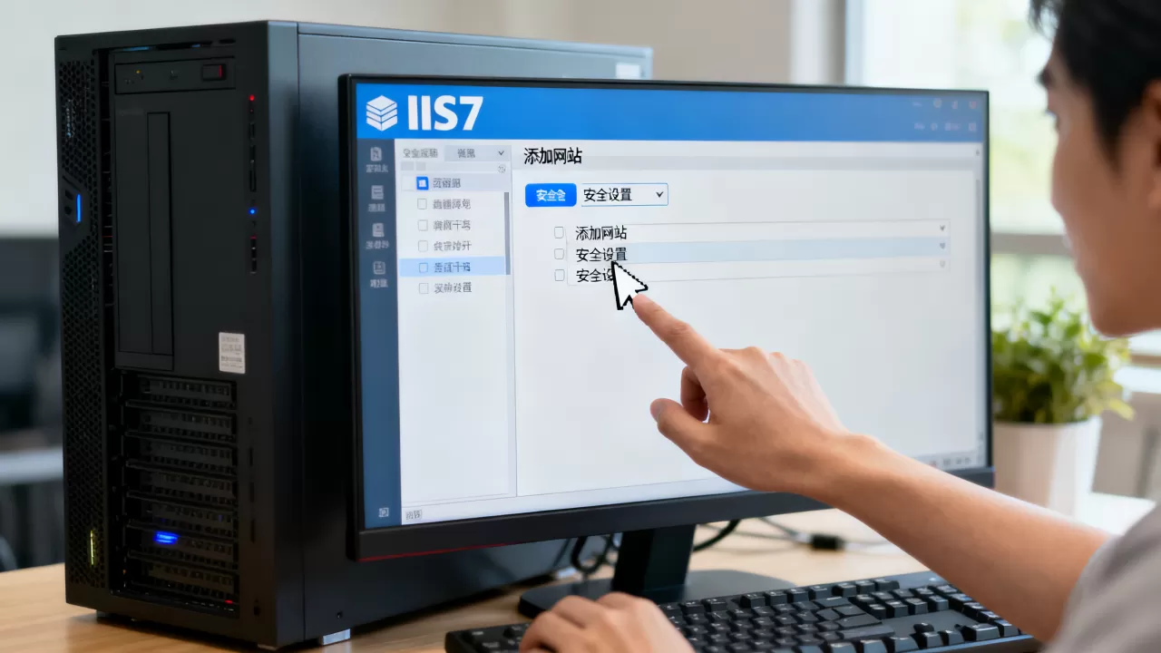 iis7如何添加多个网站和防护？，iis7安全设置怎么做？
